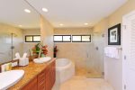 The spa like feel to this master bath is truly heavenly